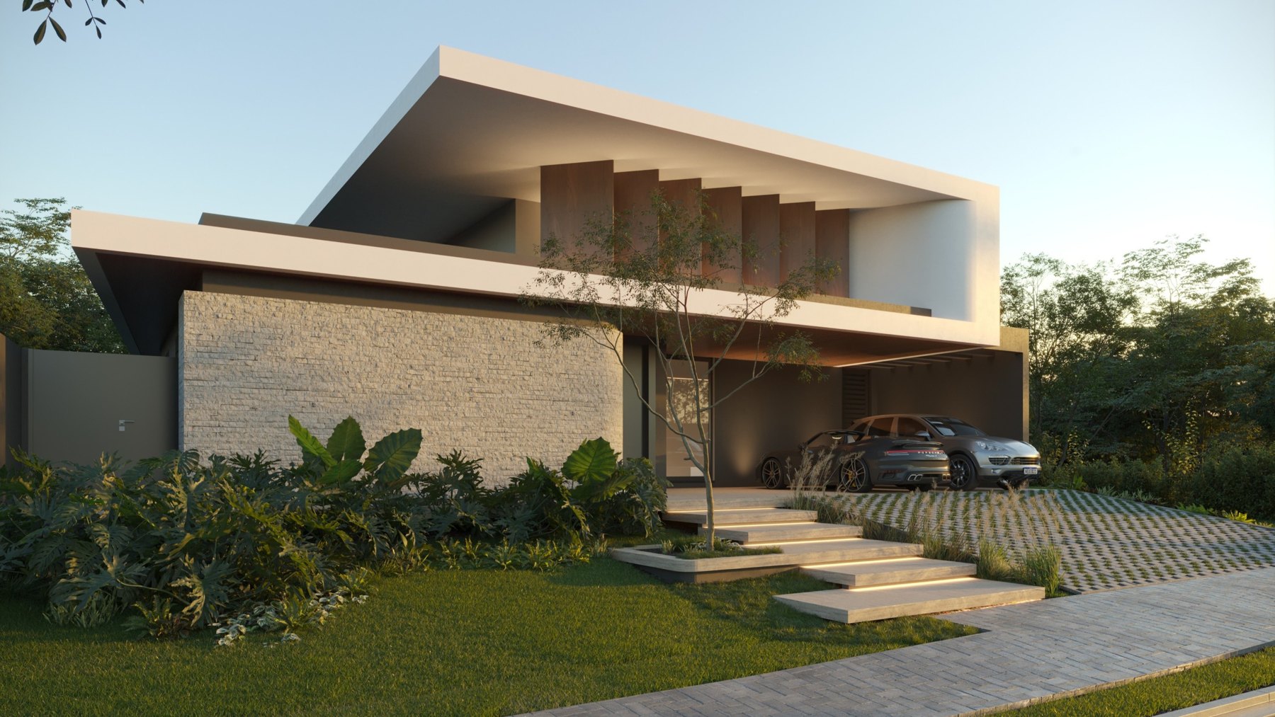 Fachada do Residencial L.H.